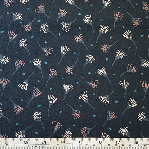 Woodland Notions by Nina Raby-Jones for Dashwood Studio  Navy Background F7140